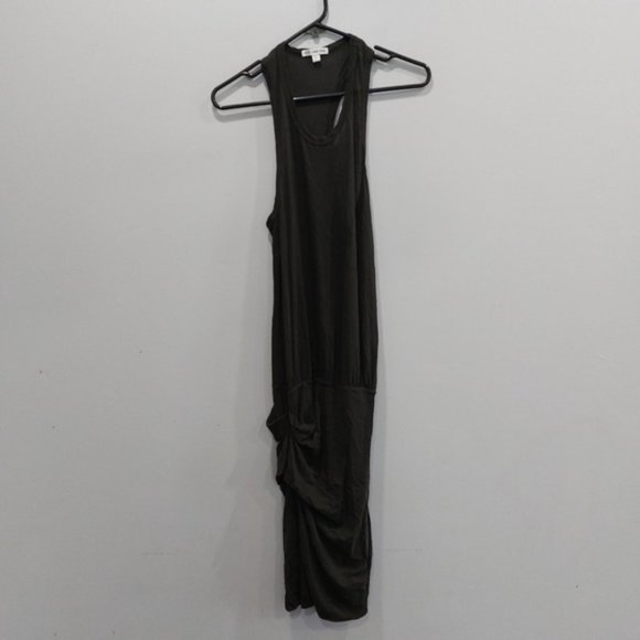 James Perse Racerback Blouson Midi Dress - Picture 2 of 8